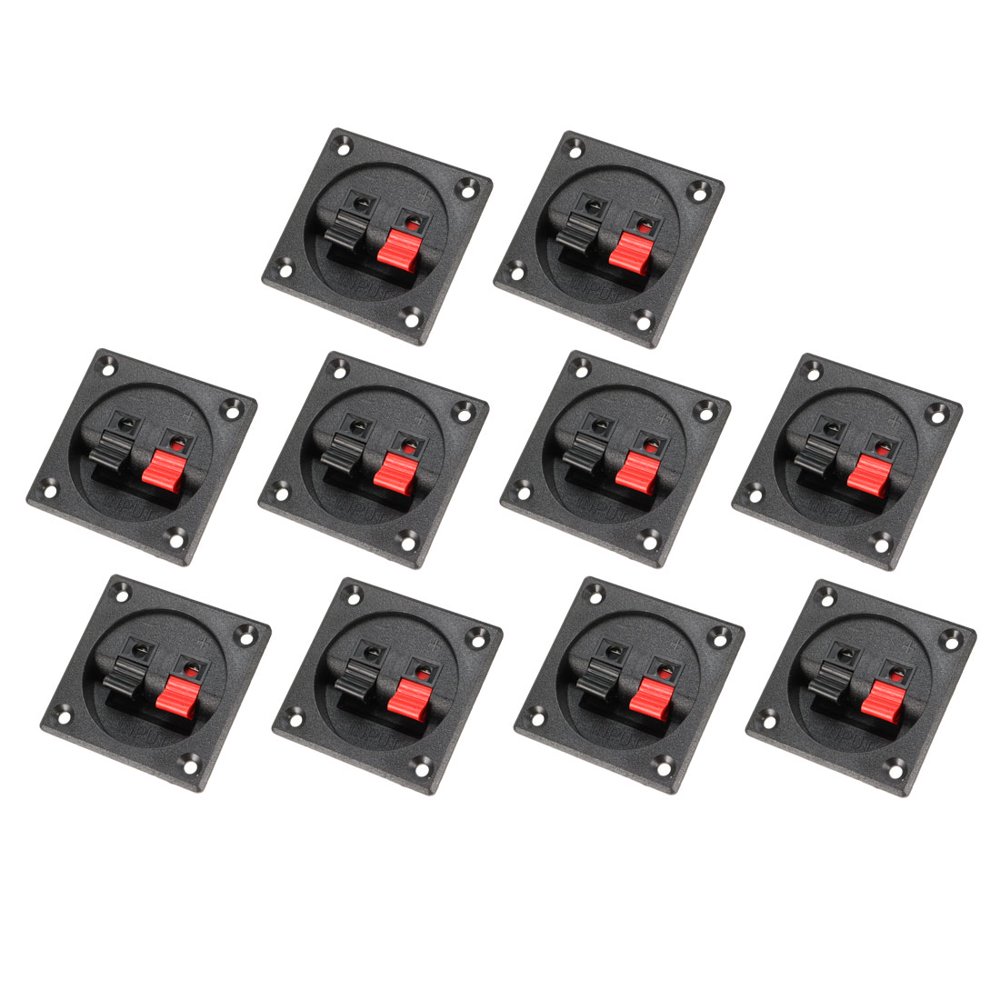 Horizontal Mounted 2 Position 2 Terminal Speaker Terminals Connector