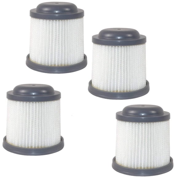 HQRP 4-Pack Washable Filter for Black & Decker PVF110 90552433 90552433-01 PVF110R Fits B&D Pivot Hand Vac Vacuums
