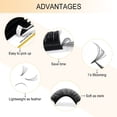 thumbnail image 4 of Quewel Easy Fan Volume Eyelash Extension Blooming Lashes Self-making Flowering Fast Fans Eyelashes Bloom Thick Faux Mink Lash, 4 of 4
