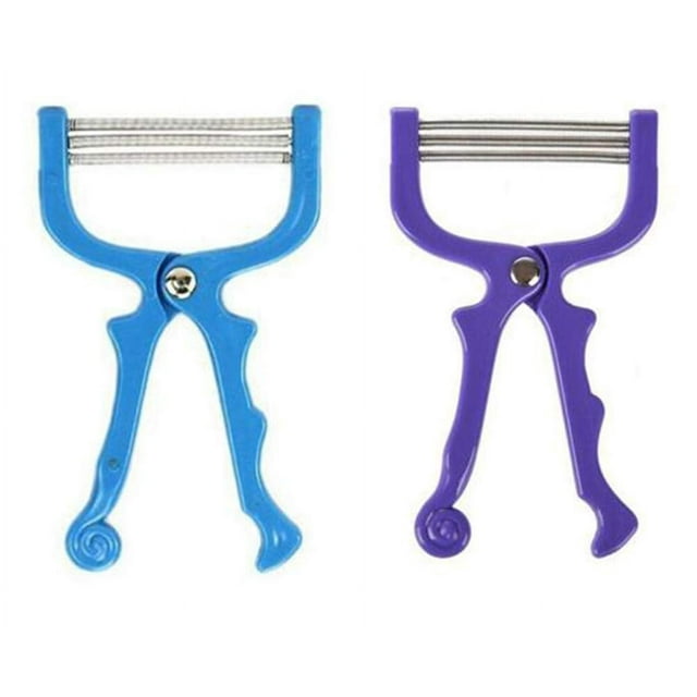 2Pcs Facial Hair Removal Tools Facial Beauty 3 Layer Spring Thread Depilator Depilator Cream Facial Hair Remover