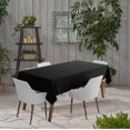thumbnail image 2 of Vargottam Indoor/Outdoor Tablecloth 58 x 82" Inch Rectangular Tablecloth Waterproof Patio Table Cloths, Spring/Summer Table Covers for Backyard Circular Table/BBQs/Picnic - Black, 2 of 6