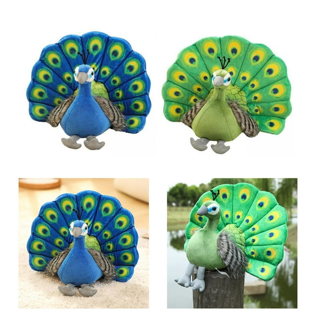 2x de vívidos, juguetes de peluche de para ños, decoración de dormitorio, regalos de cumpleaños Hugo almohada de felpa
