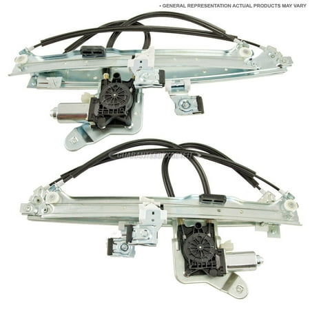 BuyAutoParts Power Window Motor and Regulator Assy - Pair U8-B1040AN