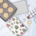 thumbnail image 5 of Yayeee Pot Holders Kitchen Heat Resistant with Pocket 7"x9.8" Cotton Oven Cooking Hot Pads, Green Christmas House, 5 of 7