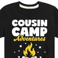 thumbnail image 3 of Instant Message - Camping - Cousin Camp Adventures - Toddler & Youth Short Sleeve Graphic T-Shirt, 3 of 6