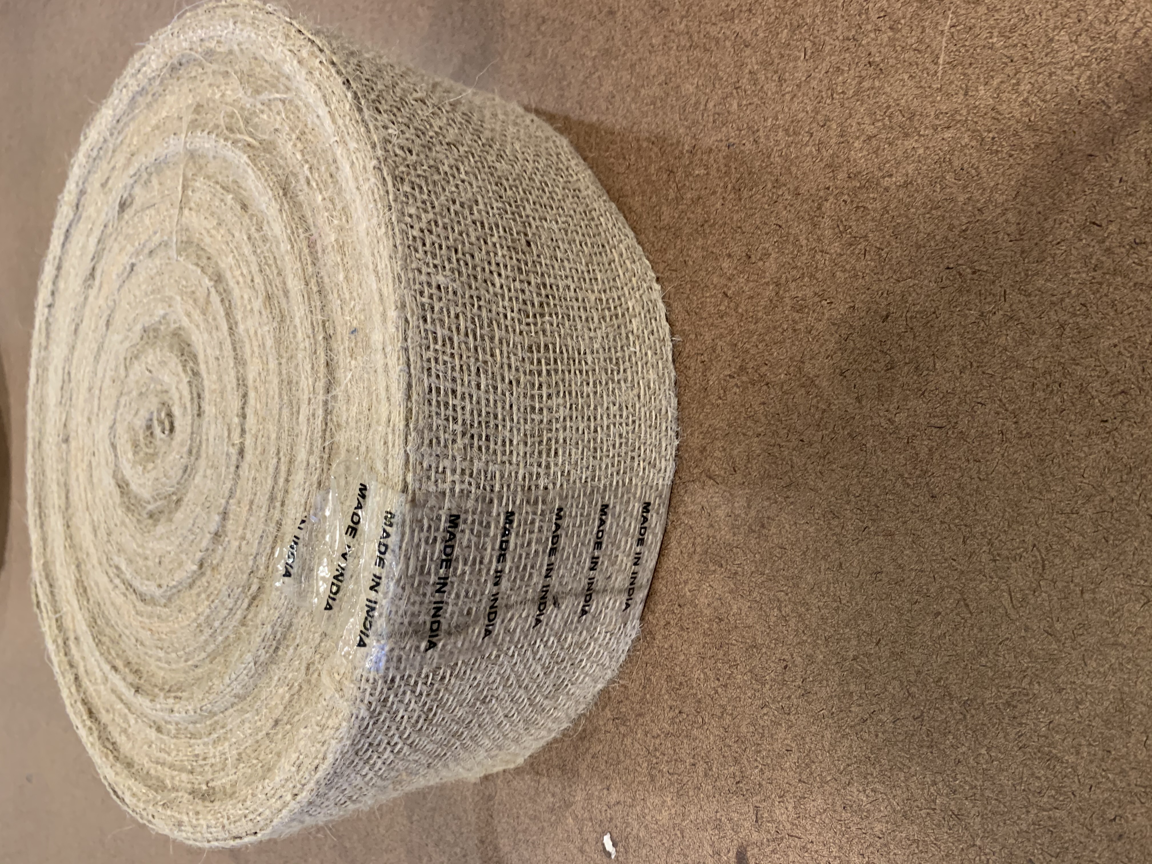 60" X 100 Yards Natural Jute Burlap Roll – 100% Natural, Upholstery Grade, Ships Free
