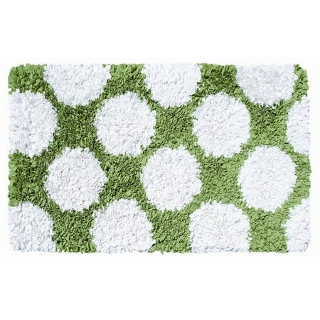 The Rug Market Polkamania Lime/White Kids Rug