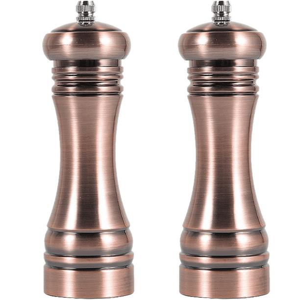 2pcs Pepper Mill Tall Large Pepper Grinder Mill Wood Refillable