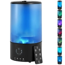 Humidifiers for Bedroom, 3.2L Cool Mist Humidifier for Home Plant and Baby Nursery, Quiet Ultrasonic Humidifier with 360° Nozzle and Colorful Gradient Light, Auto Shut-Off