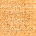 thumbnail image 1 of Ahgly Company Indoor Square Abstract Orange Modern Area Rugs, 5' Square, 1 of 4