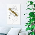 thumbnail image 2 of Wynwood Studio 'Contour Phase II' Fashion and Glam Wall Art Canvas Print - White, Gold, 16" x 24", 2 of 2