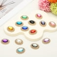 thumbnail image 5 of Uxcell 4Pcs Rhinestone Buttons, Large Gemstone Sew on Rhinestone Buttons for Clothing, Black, 5 of 6