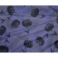 thumbnail image 5 of oneOone Polyester Spandex Bluish Violet Fabric Florals Dress Material Fabric Print Fabric By The Yard 56 Inch Wide, 5 of 6