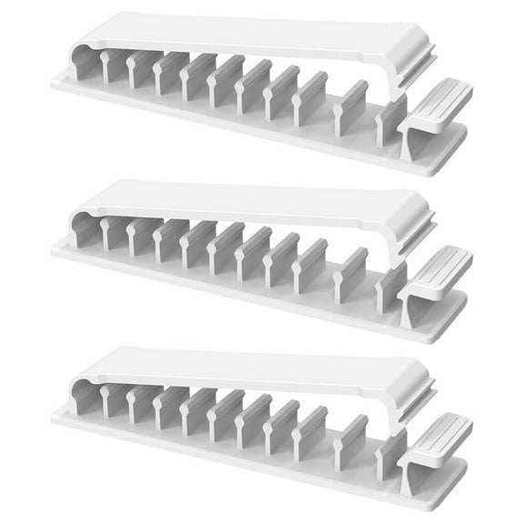 3 Pcs Double Sided Tape Heavy Duty Organizer Wire Holder Cable