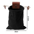 thumbnail image 3 of Bolsa de lona de cuero, bolsa de forraje Bolsa de forraje Lona encerada Bolsa de recolección de frutas Bolsa de hongos Bolsa de cinturón de Bushcraft de cuero Bolsa plegable portátil para exteriores Senderismo Camping Caza Vhermosa OTTO-223449-1, 3 of 6