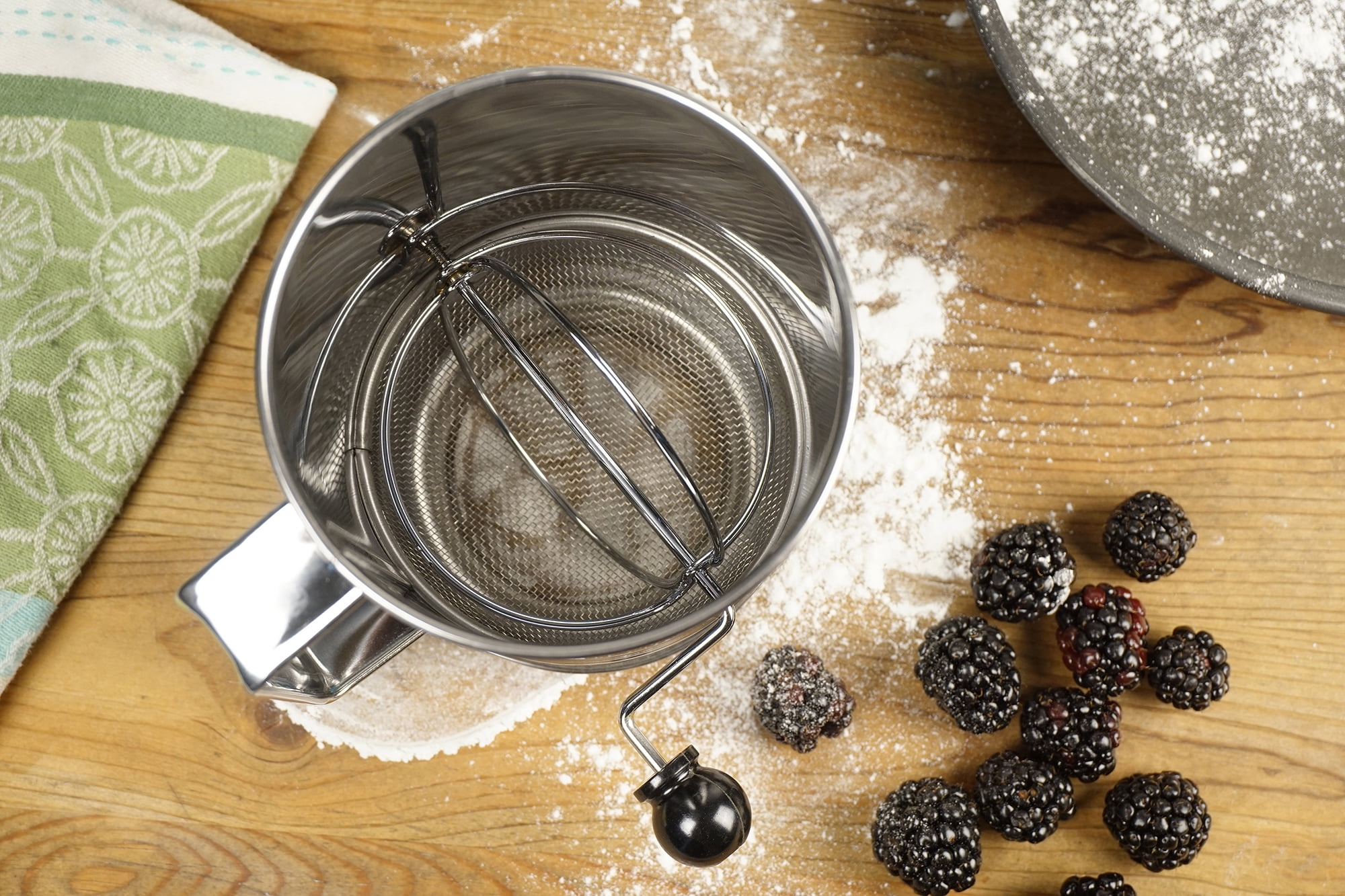 Rsvp Endurance 5-Cup Crank Style Flour Sifter