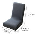 thumbnail image 3 of Chair Covers Elastic Dining Chair Covers Stretchable Tablecloth Set for Kitchen Dining Room(1Pcs) Rkxzt, 3 of 9