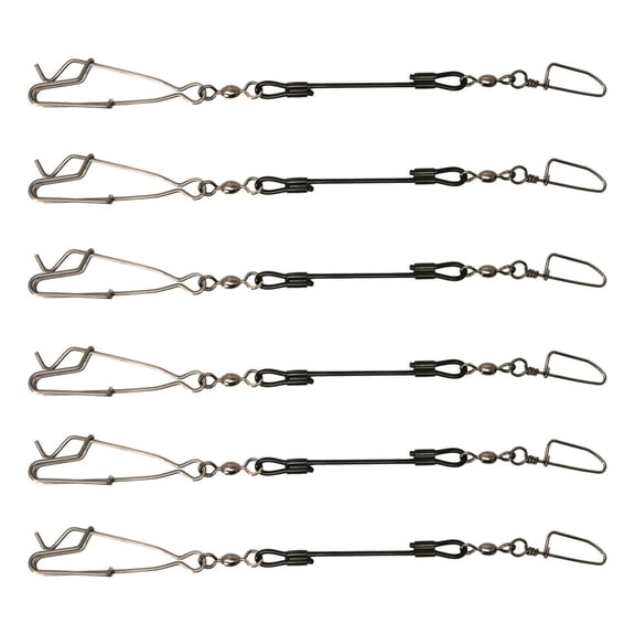 Higdon Decoys 30345 Battleship Jerk Rig Quick Connect Decoys Clips, Pack of 6