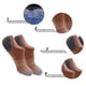 thumbnail image 3 of 6 pares de calcetines invisibles de algodón transpirables de estilo fino de verano, calcetines de boca baja, calcetines de barco antideslizantes de silicona, 3 of 5