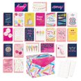 thumbnail image 1 of American Greetings 25-Count Birthday Card Assortment For Her with Envelopes, Seals, and Storage Box (Fierce and Fabulous), 1 of 12
