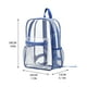 thumbnail image 2 of Clear Backpack, PVC Transparent Backpack Stadium Approved With Reinforced Strap School Bookbag For School, Workplace, Stadium, Travel, Security, Festival, 2 of 4