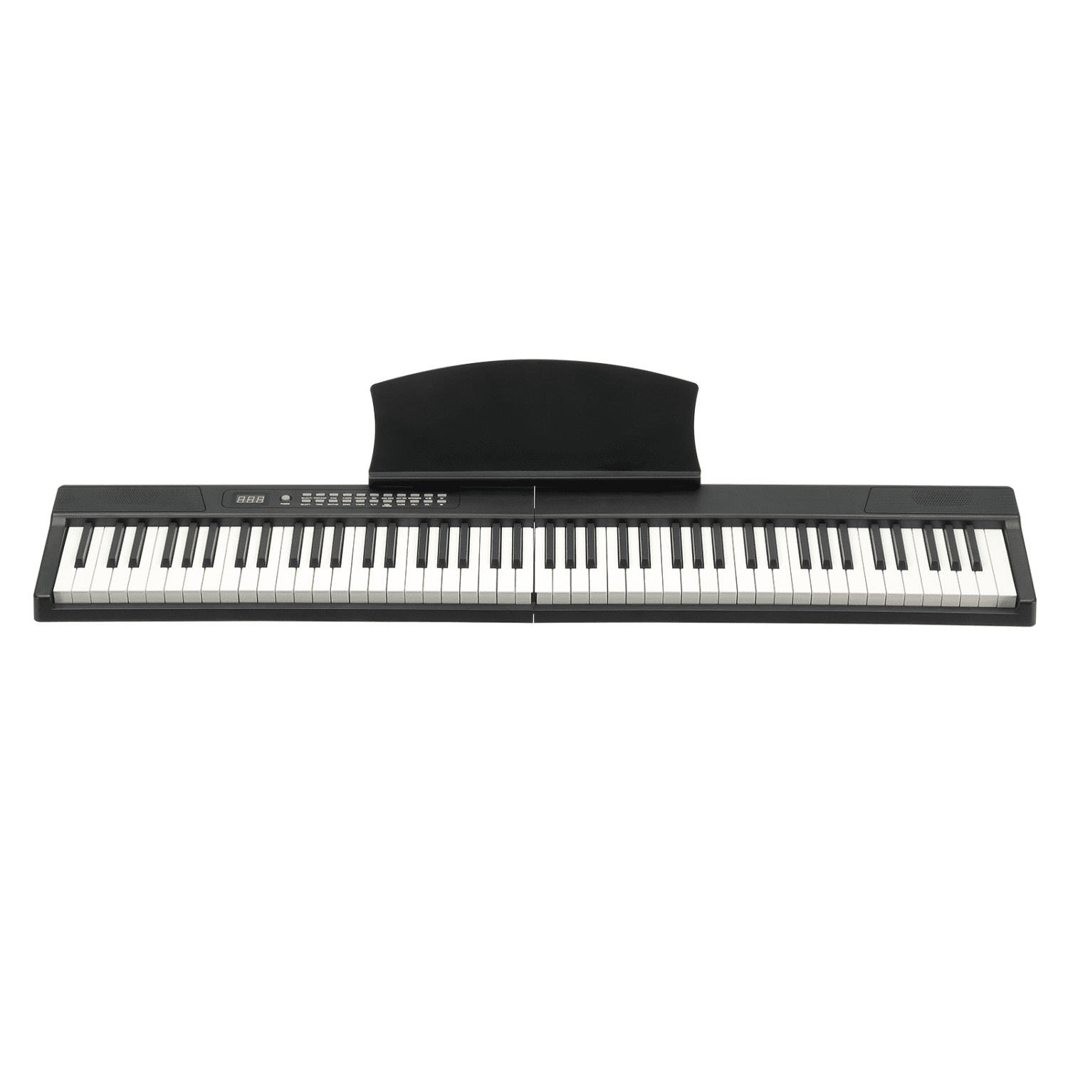 Hassch 88 Key Magnetic Connection Digital Piano for Beginners, Semi-Weighted Keyboard with Bag, Pedal, Headphone and Dual Bluetooth, Black