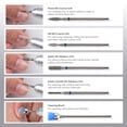 thumbnail image 4 of Juego de brocas para uñas MelodySusie, 10 unidades, con forma de diamante, para taladro de uñas, 4 of 8