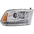 thumbnail image 3 of Evan Fischer Passenger Side Headlight Assembly Compatible with 2013-2018 Ram 1500, 2500, 3500 Chrome Interior With Bulb, 3 of 4