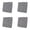 Grey, variant on 4PC Outdoor Cushion Covers for Patio Furniture, Stretch Outdoor Couch Cushion Covers Replacement Chair Seat Sofa Slipcovers, Patio Slipcover Set,20x20 Inch