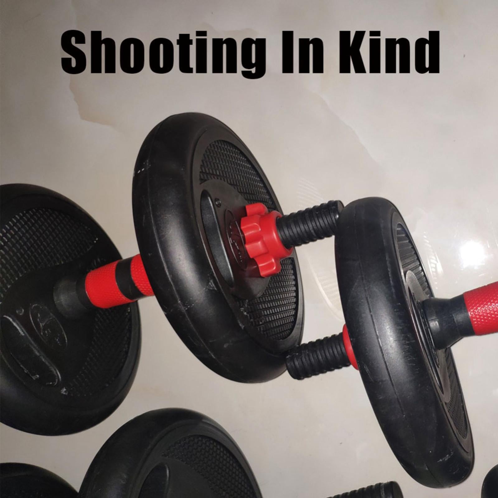 DimyFew Adjustable Dumbbell Bar 1'' Threaded Dumbbell Handles Home Gym Fitness Equipment 40cm