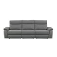 thumbnail image 2 of Pemberly Row 110" Fabric Double Reclining Sofa with Headrests in Dark Gray, 2 of 9