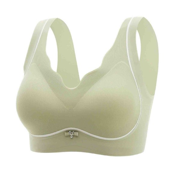 Taqqpue Womens Wireless Bras Comfortable Push Up Bra No Underwire Bra Full Support Lift Bralette Everyday Seamless Tshirt Bras