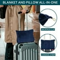 thumbnail image 4 of 2-in-1 Travel Blanket, Airplane blanket/pillow, travel pillow/blanket, Premium Soft Travel Blanket Pillow Airplane, Pillow converts into blanket, Travel Blanket and Pillow - Ultra-Soft, 4 of 6