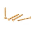 thumbnail image 1 of OULII 4Pcs Golden Metal Guitar Neck Plate Screws For Durable Use, 1 of 2