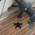 thumbnail image 1 of ELAYARD Black Rubber Water Pump Impeller for Marine Transfer Utility Pump Replacement, 1 of 8