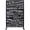 Black Wavy Grass, variant on LLGWGL 76"H x 48"W Freestanding Metal Privacy Screen Heavy Duty Decorative Divider Fence Panel for Patio Deck Balcony Garden Lawn Yard, Easy Assembly