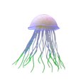 thumbnail image 1 of Acuario Paisajismo Decoración Respndor Simución Adorno de medusas 1 pieza - Medusa 1 Medusa 1 Verde Colco Decoración del tanque de peces de acuario, 1 of 8