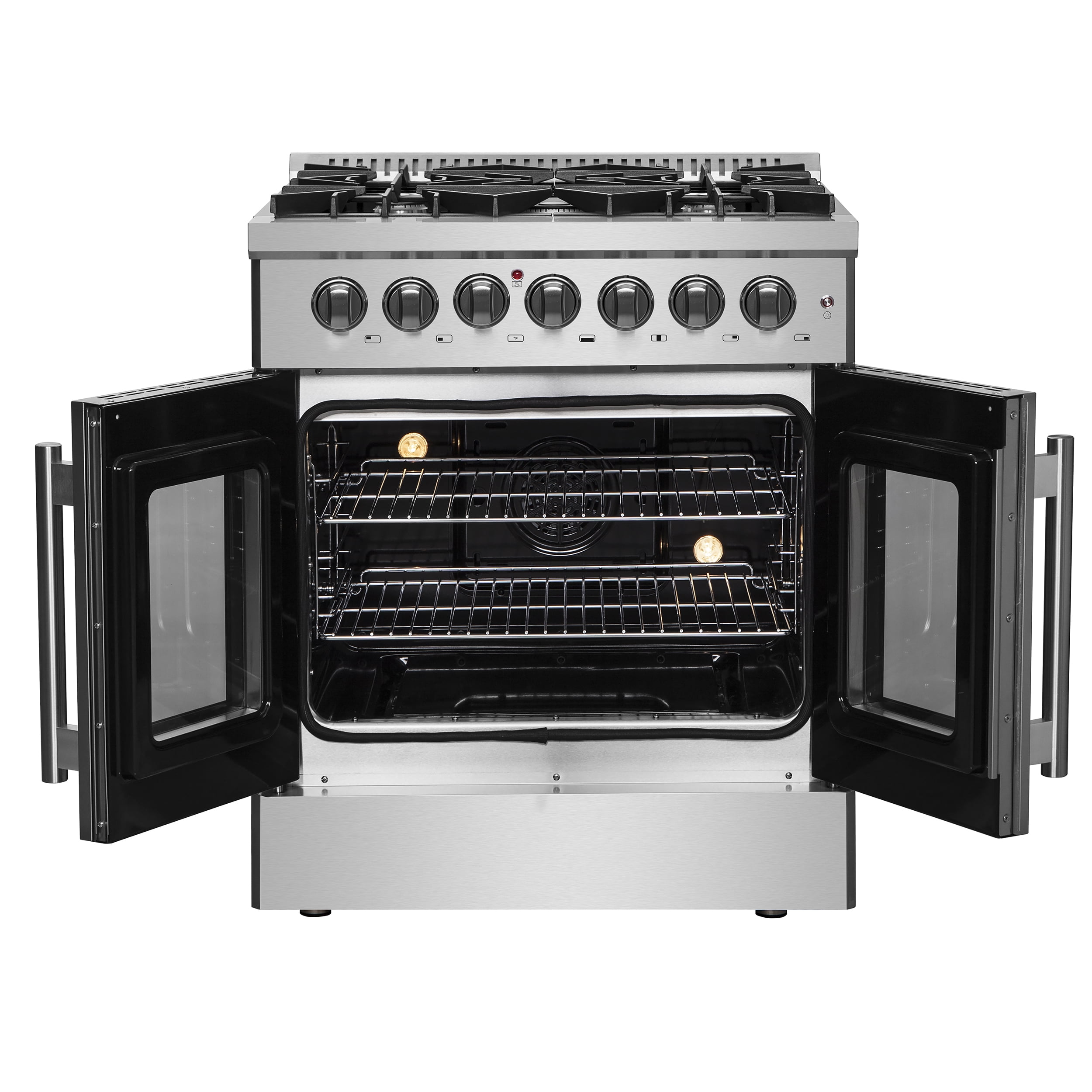 Forno Galiano 30" Freestanding French Door Dual Fuel Range