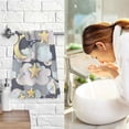 thumbnail image 7 of Dreamtimes Cartoon Moon and Star Hand Towels 2 PCS, Cotton Bath Towel for Drying Face Hands Body Decorative Water Absorbent Lightweight Towels for Bathroom Ktichen Travel Gym,16"x28", 7 of 7