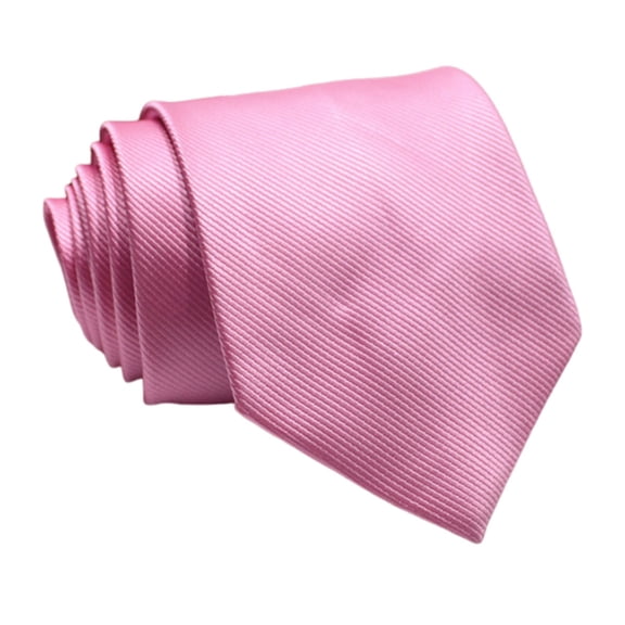Pink Tie for Men, Mens Pink Tie, 8cm Solid Color Ties Formal Business, Slim Ties for Men Wedding Classic Formal Necktie