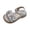 Silver, variant on Girls Sparkly Rhinestone Bow Sandals Adjustable Buckle Ankle Strap Open Toe Summer Shoes For Toddler And Kids Silver Size 9.5-10 Years