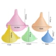 thumbnail image 2 of ruhuadgb 15Pcs/Set Kitchen Funnels Compact Stackable Colorful Filling Bottle Food Grade Funnels for Daily Use-Multicolor, 2 of 9