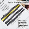 thumbnail image 2 of Dyslexia Guided Reading Ruler, Colored Highlight Reading Strips For Adhd, Teacher Tracking Ruler To Guide Beginner/student Reader To Reading Autonomy, 2 of 5
