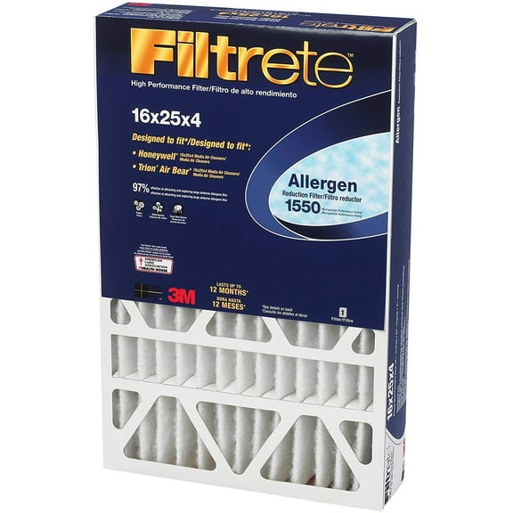 3M DP01DC-4 16" X 25" X 4" Allergen Reduction Filters 1550