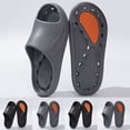 thumbnail image 2 of PUMISAS Summer Slippers For Women Solid Color Comfortable Breathable Hollow Hotel Slippers Indoor Bathroom Shower Waterproof Shoes, 2 of 5