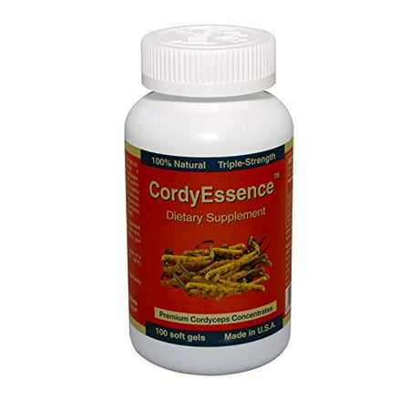 Cordy Essence (100 softgels), Premium Cordyceps, Reishi Mushroom and (Best Reishi Mushroom Supplement)