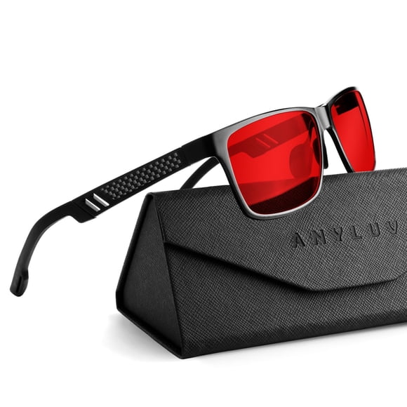 Gafas de bloqueo de luz azul ANYLUV Al-Mg Metal para hombre