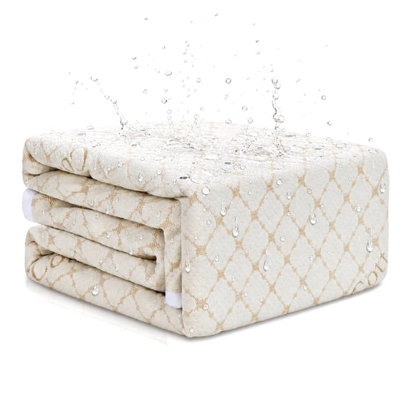 Twin Waterproof Mattress Protector - Fitted, Soft, Noiseless, Breathable, Deep Pocket