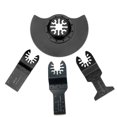 thumbnail image 2 of 4pcs/Set Saw Blade Oscillating Multi Tool Set For Renovator Power Cutting Soft Metal Wood Plastic Opening Hole, 2 of 5