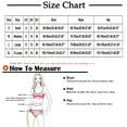 thumbnail image 3 of QLEICOM Womens Swimsuits Tummy Control Plus Size Swimsuit Coverup Sexy Bikini Solid Set Swimsuit Two Piece Filled Bra Swimwear Beachwear Red M, 3 of 7